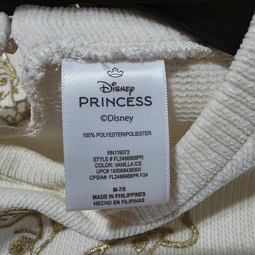 Disney Princess Dress Girls Long Sleeves Mixed Media Long Sleeves Sizes S & M - Picture 6 of 9